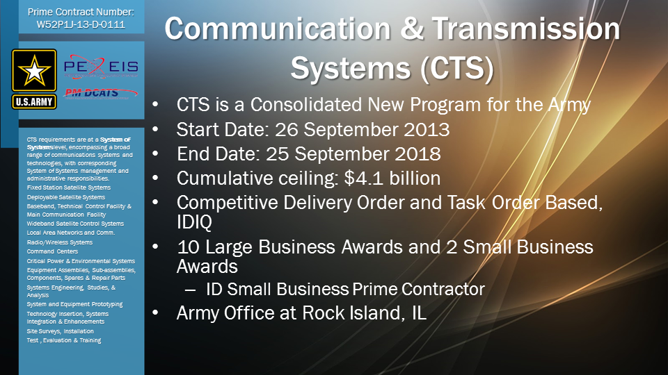 Communication & Transmission Systems (CTS)